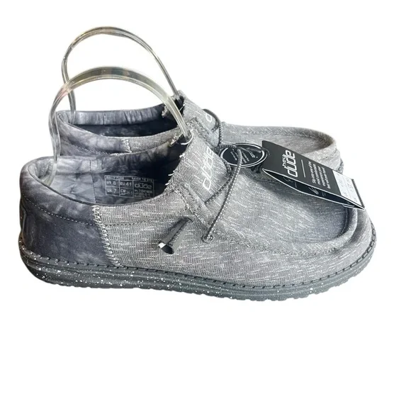 NWT Hey Dude Wally Funk Slip On Shoes Raven Tie Dye Men's Size 8 - Picture 4 of 7